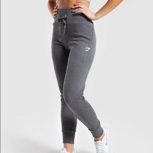 Gymshark High Waisted Joggers - Charcoal Marl
